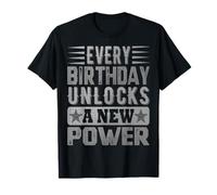 LEVEL UP BIRTHDAY - UNLOCK A NEW POWER EVERY YEAR T-Shirt