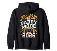 Level Up Daddy Mode 2026 New Father Zip Hoodie