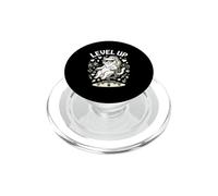 Level Up Gamer Cat Retro Pixel Video Game Controller PopSockets PopGrip for MagSafe