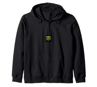 LEVEL UP UNLOCKED Retro Pixel Zip Hoodie