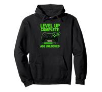 Level, Up Your Birthday Celebration with Gamer Vibes Pullover Hoodie