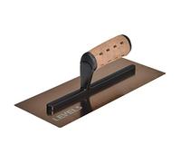 LEVEL5 12" x 4.75" 0.7 MM Drywall Curved Trowel | Triple-Hardened Stainless Steel, High-Impact Handle | Sheetrock Gyprock Wall-Board Plasterboard | 4-971
