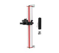 Leveler Wall Bracket - Heavy Duty Aluminum Alloy Holder, Adjustable Leveling Tool Support with Measurement Scale | Workshop, Garage, Construction Sites, DIY Projects, Home Maintenance, Organization