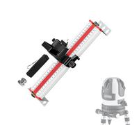 Leveler Wall Bracket - Heavy Duty Aluminum Alloy Holder, Adjustable Leveling Tool Support with Measurement Scale | Workshop, Garage, Construction Sites, DIY Projects, Home Maintenance, Organization
