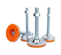 Leveling Feet 1Pcs D100 M12-M30 Steel Non-Slip Balance Support Foot Cup Adjustable Heavy Duty Fixed For Industry Machinery Furniture(D100xM16x150)