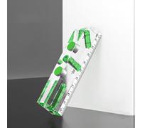 Leveling Mini Level Ruler Having Magnetic Garden Acrylic Precision Measurement 45° Horizontal Plus Vertical for Gadget for Home Plus Base Proje (1022515MM (B))