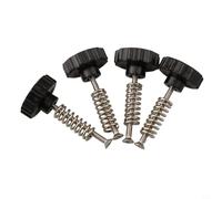 Leveling Spring Knob Kit for Nut Spring Compatible with Heated Bed, Metal Hand Adjustment Knobs and Springs for Precise Hot Bed