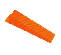 Leveling System Kit 200pcs Reusable Tile Spacers with Wrench, Professional Tile Installation for Floors and Walls Anti-Lippage Tile Leveler Clips, Adjustable T-Pins (Orange Tiles Leveler Wedge)
