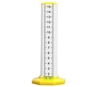 Leveling Tool - Ceiling Height Marking Ruler 5.91 x 2.36 x 2.36 Inch PVC Aluminum with Magnetic Base | Accurate Dual Purpose Instrument for Armo Installation