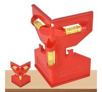 Leveling Tools - Folding Carpenter Level with 3 Vials Angle Detector Tool | Pipe, Fence, Sign Leveling Tool for Building, Label Alignment, Projects
