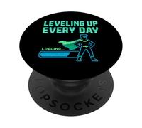 Leveling Up Every Day Loading PopSockets Adhesive PopGrip