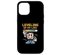 Leveling Up My Life Pixel Gamer Art Case for iPhone 12/12 Pro