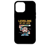 Leveling Up My Life Pixel Gamer Art Case for iPhone 12 Pro Max