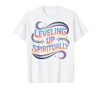 Leveling Up Spiritually Mindfulness Meditation T-Shirt