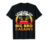 Leveling Up to Big Bro Again Promoted to Big Brother Again T-Shirt