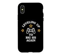 Leveling Up To Big Sis Again - Promoted To Big Sister Gamer Case for iPhone X/XS
