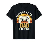 Leveling up to dad est. 2026 Value Graphic T-Shirt, Men, Black, M