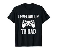 Leveling Up To Dad for Expecting Daddy Father T-Shirt