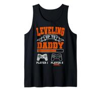 Leveling Up to Daddy Gaming Dad Video Gamer Father's Day Tank Top