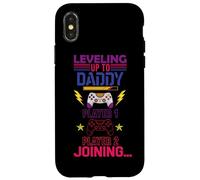 Leveling Up To Daddy Player 1 Player 2 Joining Video Gamer Case for iPhone X/XS