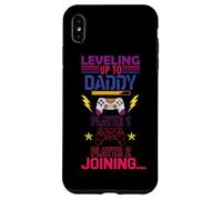 Leveling Up To Daddy Player 1 Player 2 Joining Video Gamer Case for iPhone XS Max