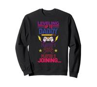 Leveling Up To Daddy Player 1 Player 2 Joining Video Gamer Sweatshirt