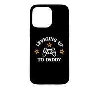 Leveling Up To Daddy - Promoted To Dad Gamer Mens Funny Case for iPhone 15 Pro Max