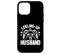 Leveling Up To Husband Bachelor Party Funny Wedding Case for iPhone 12 mini