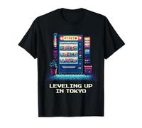 Leveling Up Tokyo | Pixel Progress Bar Adventure T-Shirt