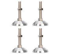 Levelling feet, Leveling feet, 4pcs Heavy Duty Adjustable Feet, Furniture Screw Leg M8 Thread Levelers 2.7" Length Shank, for Machine, Workbench