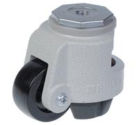 Levelling series HRIG-POA 63G 63mm swivel threaded bolt hole M12x15mm castor wit