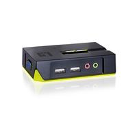 LevelOne 2-Port USB VGA KVM Switch. audio support