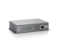 LevelOne 61.6W 4 GE PoE Plus 1 GE Switchwith Power Adapter