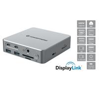 LevelOne Conceptronic DONN25G 15-in-1 DisplayLink USB 3.2 Gen 2 Dockin
