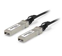 LevelOne dac-0103 SFP + SFP + Black, Stainless Steel Fiber Optic Cable - SFP + F