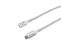 Equip 128376 USB 3.2 Gen 2 C to C Extension Cable, 1.0 m, M/F, 4K/60Hz, 10 Gbps, White