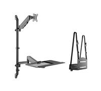 LevelOne Equip 650170 17-32 Single Monitor Wall-Mounted Workstation