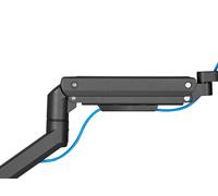 LevelOne Equip 650180 17-49 Heavy-Duty Monitor Desk Mount Bracket; Bla