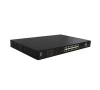 LevelOne FGP-2031 network switch Unmanaged Fast Ethernet (10/100) Power Over Ethernet (PoE) 1U Black