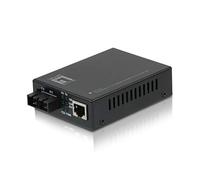 LevelOne FVT-2001 network media converter 100 Mbit/s 1310 nm/Multi-mode/ 10/100TX>100FX SC MM/2km/ black