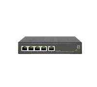 LevelOne Hilbert 5-Port Gigabit PoE Smart Lite Switch. 802.3at/af PoE.
