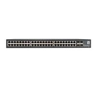 LevelOne GTU-5211 52-Port Unmanaged Gigabit Ethernet Switch, 48 x Gigabit RJ45, 4 x 10GbE SFP+