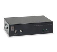 LevelOne HVE-9211R Black AV Receiver - A/V Extender (AV Receiver, 3840 x 2160 pixels, Cat5e, Cat6, 100 m, Multi-Channel, 7.1 Channel)