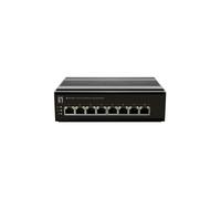 LevelOne IFS-0801, 8-Port-Fast-Ethernet-Industrie-Switch, DIN-Schiene, -40 °C bi