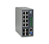 LEVELONE Industrial Switch 12-Port L3 Lite Gigabit PoE 240W