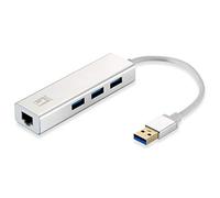 LevelOne Network Adapter USB Hub 3-Port Wake-on-LAN