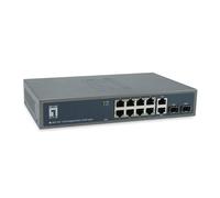 LevelOne Switch 10x GE GEP-1221 2xGSFP 19 15