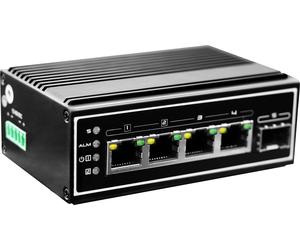 LevelOne Switch 5x GE IGP-0502 DIN-Rail,-40°C to 75°C PoE