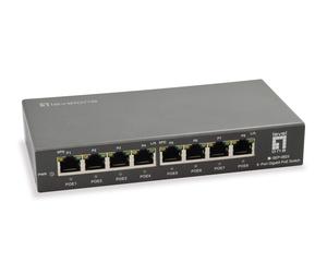 LevelOne Switch 8x GE GEP-0823 120W 8Xpoe+ 8 Ports