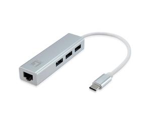 LevelOne USB-0504 Gigabit USB-C Network Adapter with USB Hub US (Microsoft Xbox)